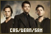  Cas, Dean and Sam Winchester